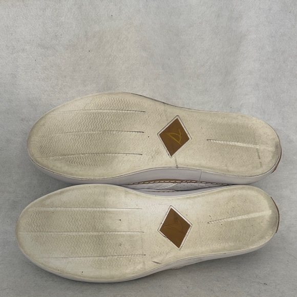 Sperry White Leather Boat Shoes - Picture 7 of 8